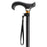 Overmold Derby Adjustable - Black-Classy Walking Canes