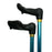 Left Hand 3/4 inch Shaft Blue-Classy Walking Canes