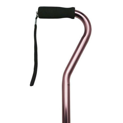 Men's Offset in Solids Rose-Classy Walking Canes
