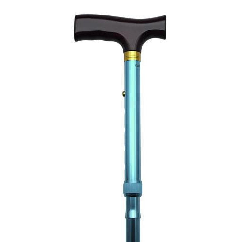 Simply Solid Folding Fritz Blue-Classy Walking Canes