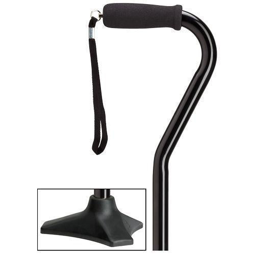 Able Tri Pod Cane in Black Finish-Classy Walking Canes