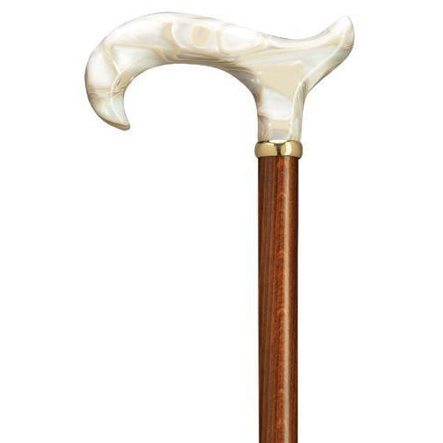 Ladies Pearl Lucite-Classy Walking Canes