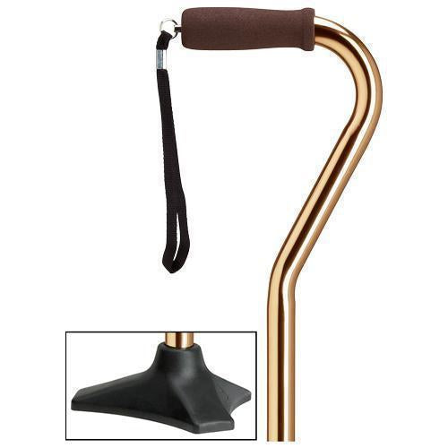 Able Tri Pod Cane Bronze Finish