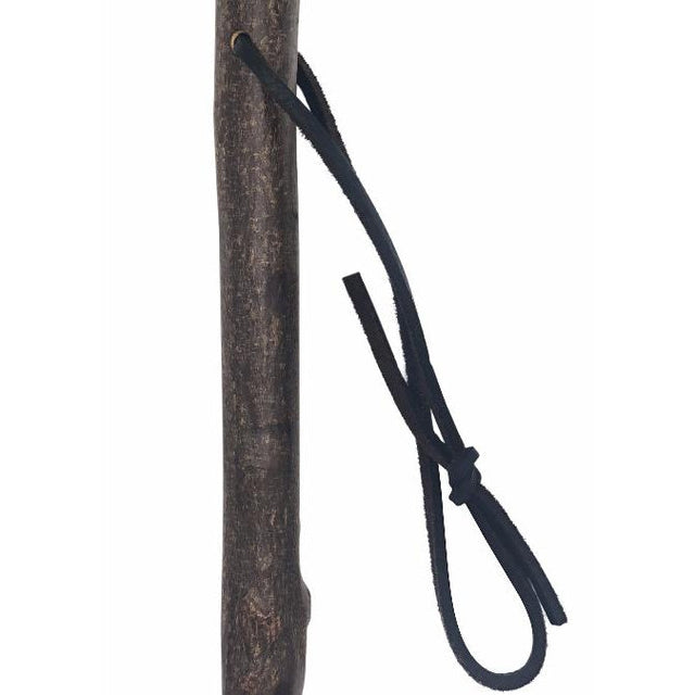 Blackthorn Knobstick with Leather Strap-Classy Walking Canes