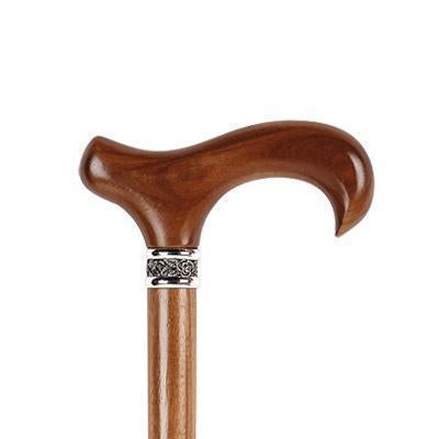 Afromosia Derby with Collar-Classy Walking Canes