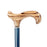 Gents Scottish Style Derby with Blue Tone Shaft-Classy Walking Canes