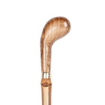 Wood Knob Handle with Bamboo Shaft-Classy Walking Canes
