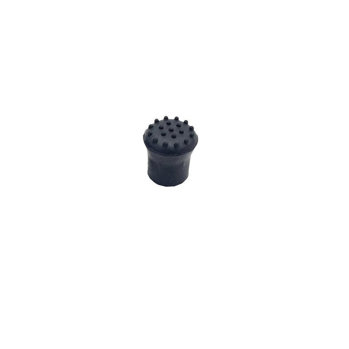 3/4" Extra Grip Black Rubber Replacement Cane Tips - 2 Pack-Classy Walking Canes