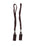 Classy Walking Cane Brown Elastic Wrist Strap - Pair-Classy Walking Canes