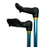 Palm Grip - Bastones para caminar con clase azul derecho de 3/4 de pulgada
