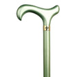 Ladies Metallic High Gloss Green Apples-Classy Walking Canes