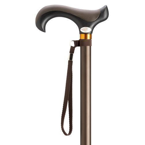 Overmold Derby Adjustable in Bronze-Classy Walking Canes