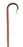 Two Piece Shepherd's Crook 66 Inches-Classy Walking Canes