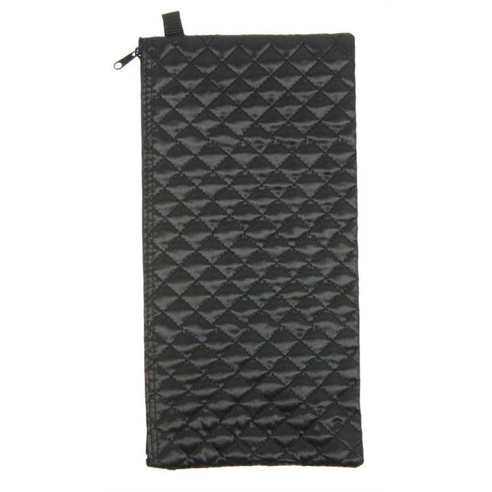 Case Wallet for Folding Canes in Black Quilted-Classy Walking Canes