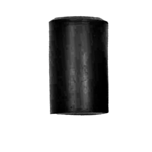 Punta de férula de goma negra de lado recto británico de 16 mm para bastones de caminar: bastones de caminar con clase