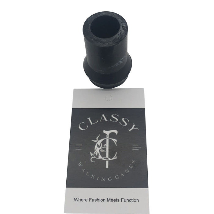 Classy Canes British Style Black Rubber Ferule 22mm or 7/8 Inch-Classy Walking Canes